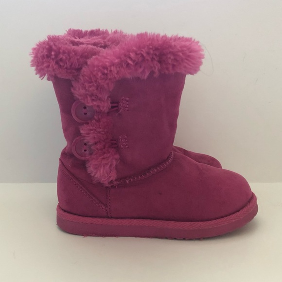 pink winter shoes